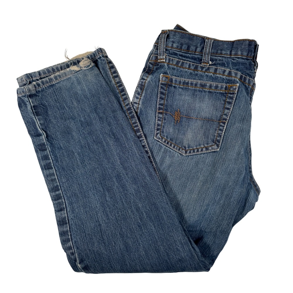 Ariat FR Jeans Mens 34x32 Blue M3 Loose Straight Flame Resistant Workwear CAT 2